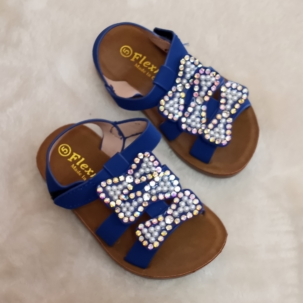Blue baby sandal
